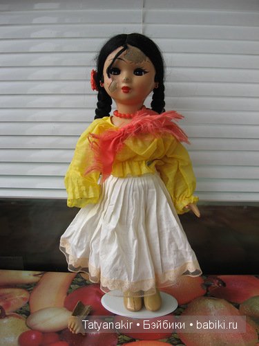 Незапланированная покупка. Кукла из прессованных опилок