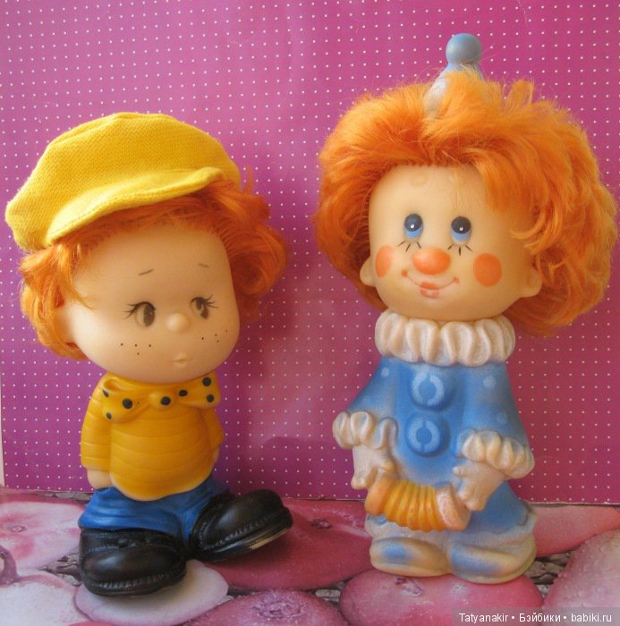 Рыжий друг и рыжий я — Игрушки СССР и советского детства: резиновые (фото 3)
