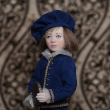 Паж монет. Авторская кукла