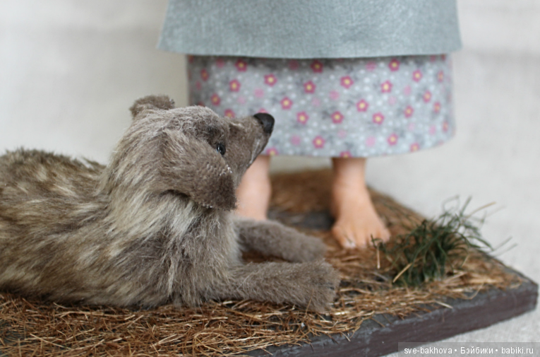 Старушка с письмом — Лепка авторских кукол: полимерная глина (фото 4)