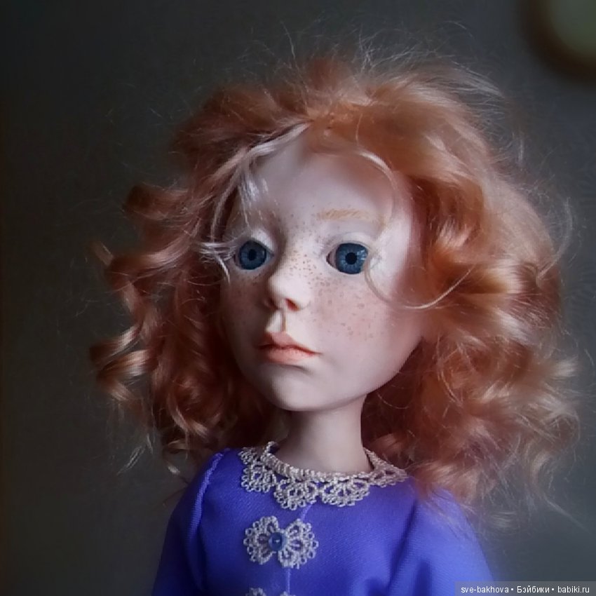Рыженькая — Лепка авторских кукол: полимерная глина