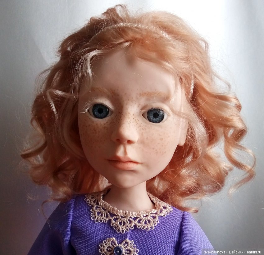 Рыженькая — Лепка авторских кукол: полимерная глина (фото 5)