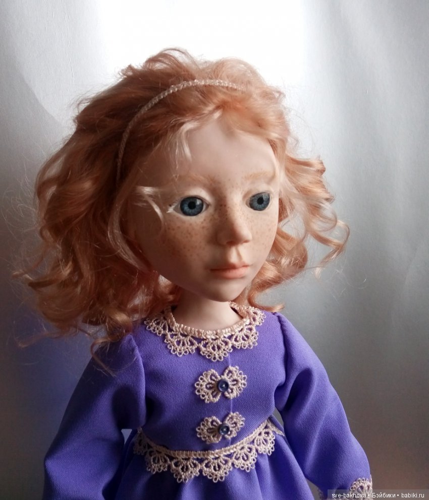 Рыженькая — Лепка авторских кукол: полимерная глина (фото 4)