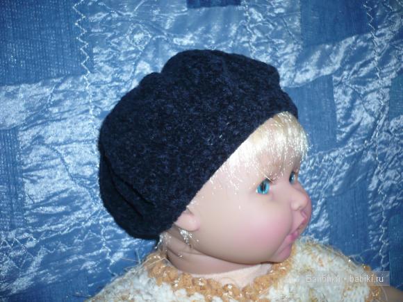 беретик одежда для кукол Baby So Real или Beby born