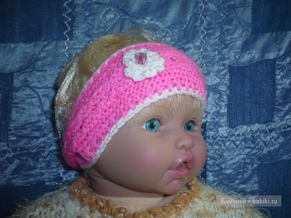 повязка на голову одежда для кукол Baby So Real или Beby born