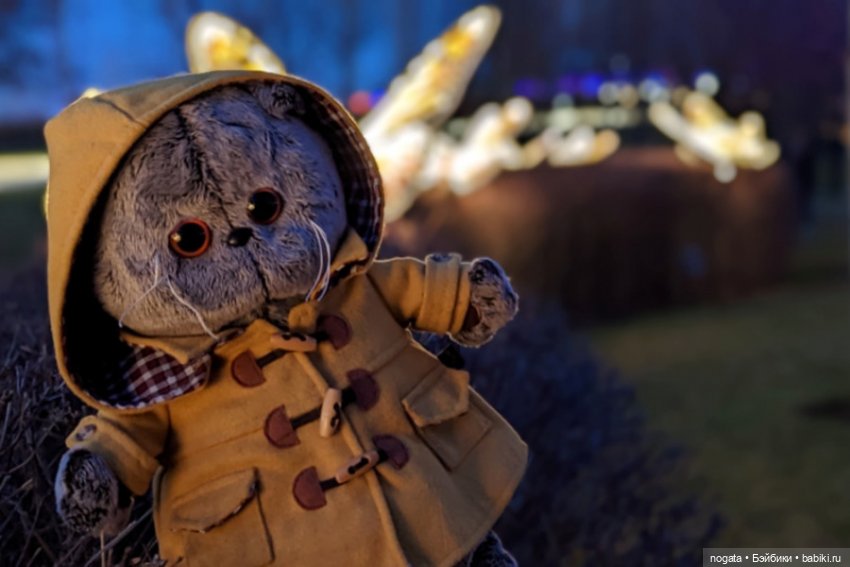 Огни рождественские — Кот Басик