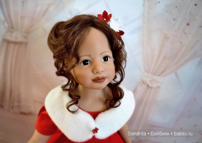 «Красное и белое» - наряд для Кэтрин от Heidi Plusczok (ZAPF) (фото 4)