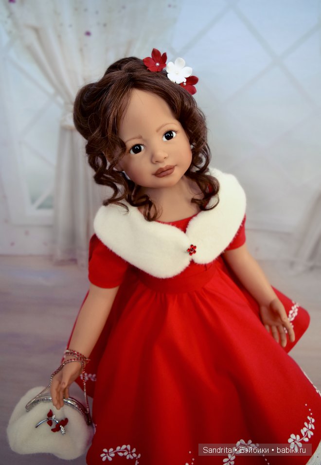 «Красное и белое» - наряд для Кэтрин от Heidi Plusczok (ZAPF) (фото 2)