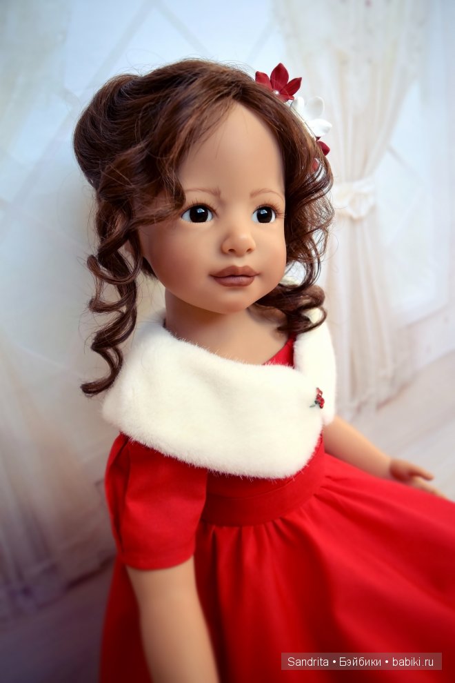 «Красное и белое» - наряд для Кэтрин от Heidi Plusczok (ZAPF) (фото 3)