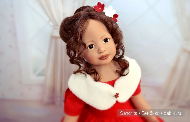 «Красное и белое» - наряд для Кэтрин от Heidi Plusczok (ZAPF) (фото 7)