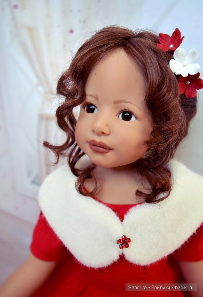 «Красное и белое» - наряд для Кэтрин от Heidi Plusczok (ZAPF) (фото 5)