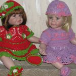 Платья для моих кукол.Вязалочки от Татьяны.