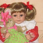 Моя кукла Фиона от Phylis Parkins