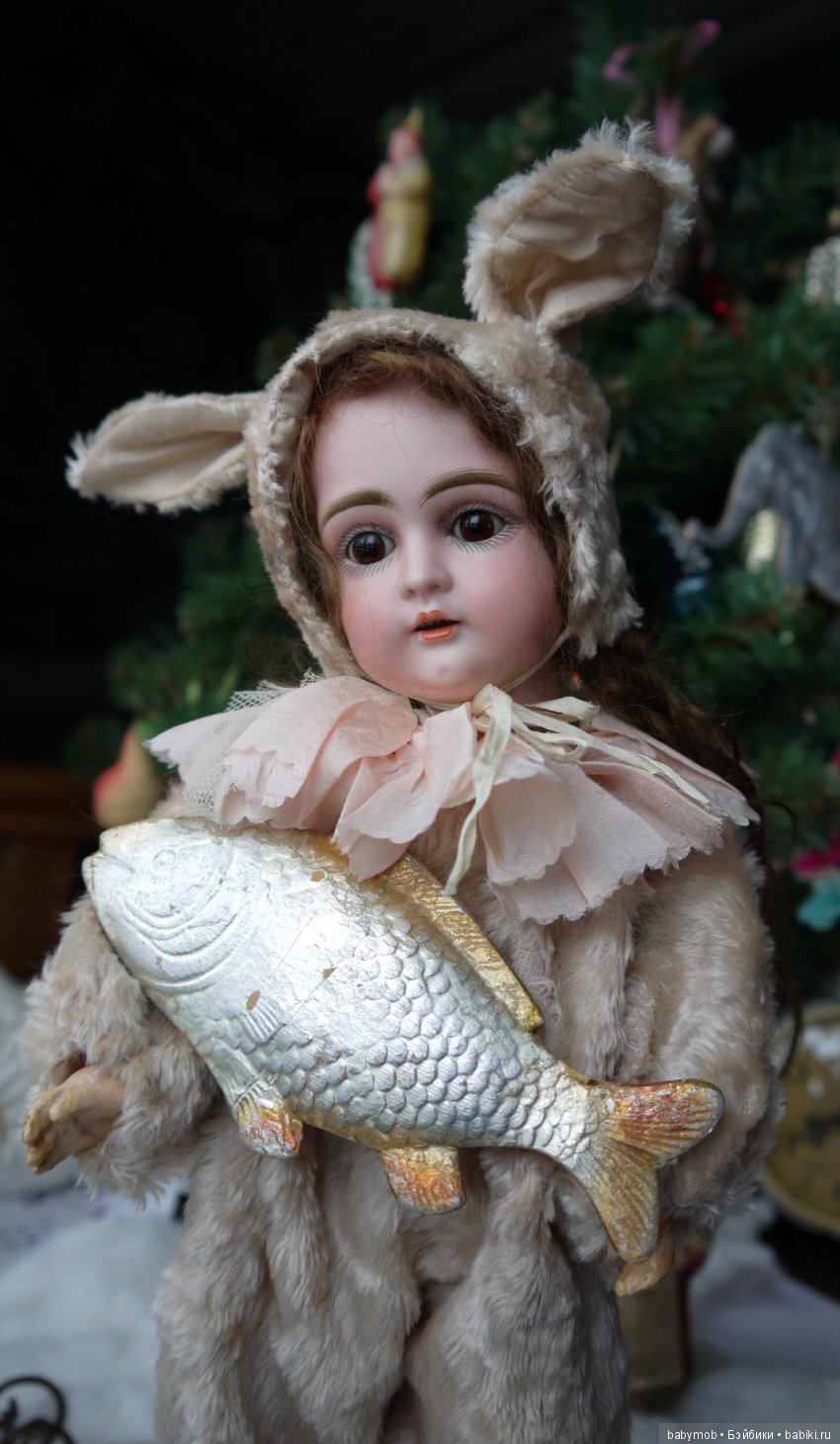 Зимние забавы — Антикварные куклы Kestner (Кестнер) JDK: Хильда (фото 3)