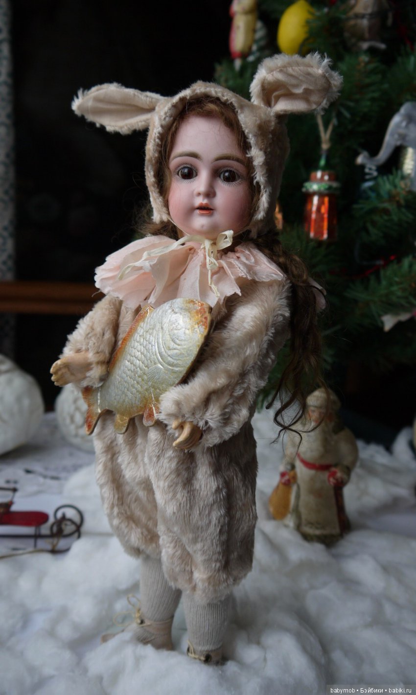 Зимние забавы — Антикварные куклы Kestner (Кестнер) JDK: Хильда (фото 4)
