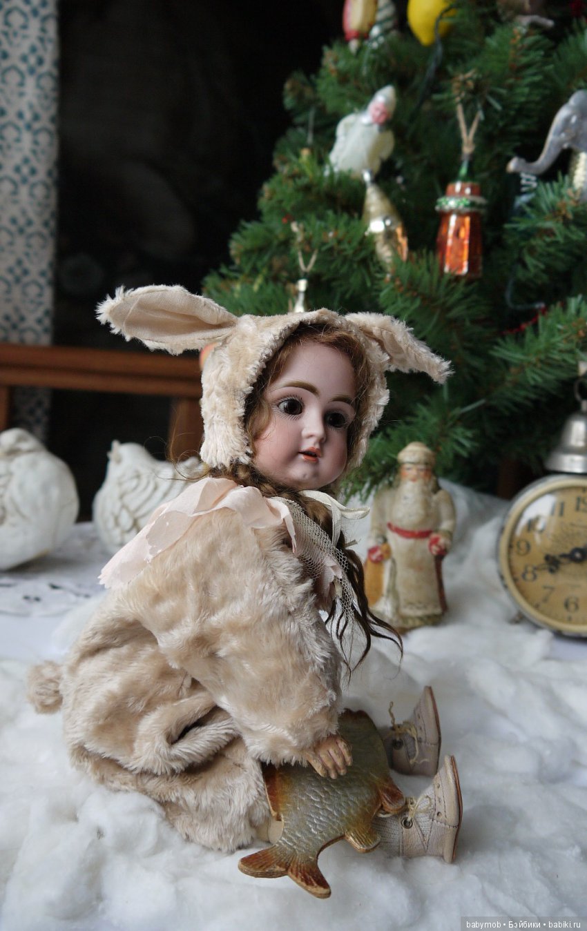 Зимние забавы — Антикварные куклы Kestner (Кестнер) JDK: Хильда (фото 5)