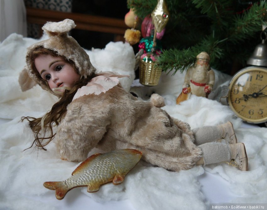 Зимние забавы — Антикварные куклы Kestner (Кестнер) JDK: Хильда (фото 6)