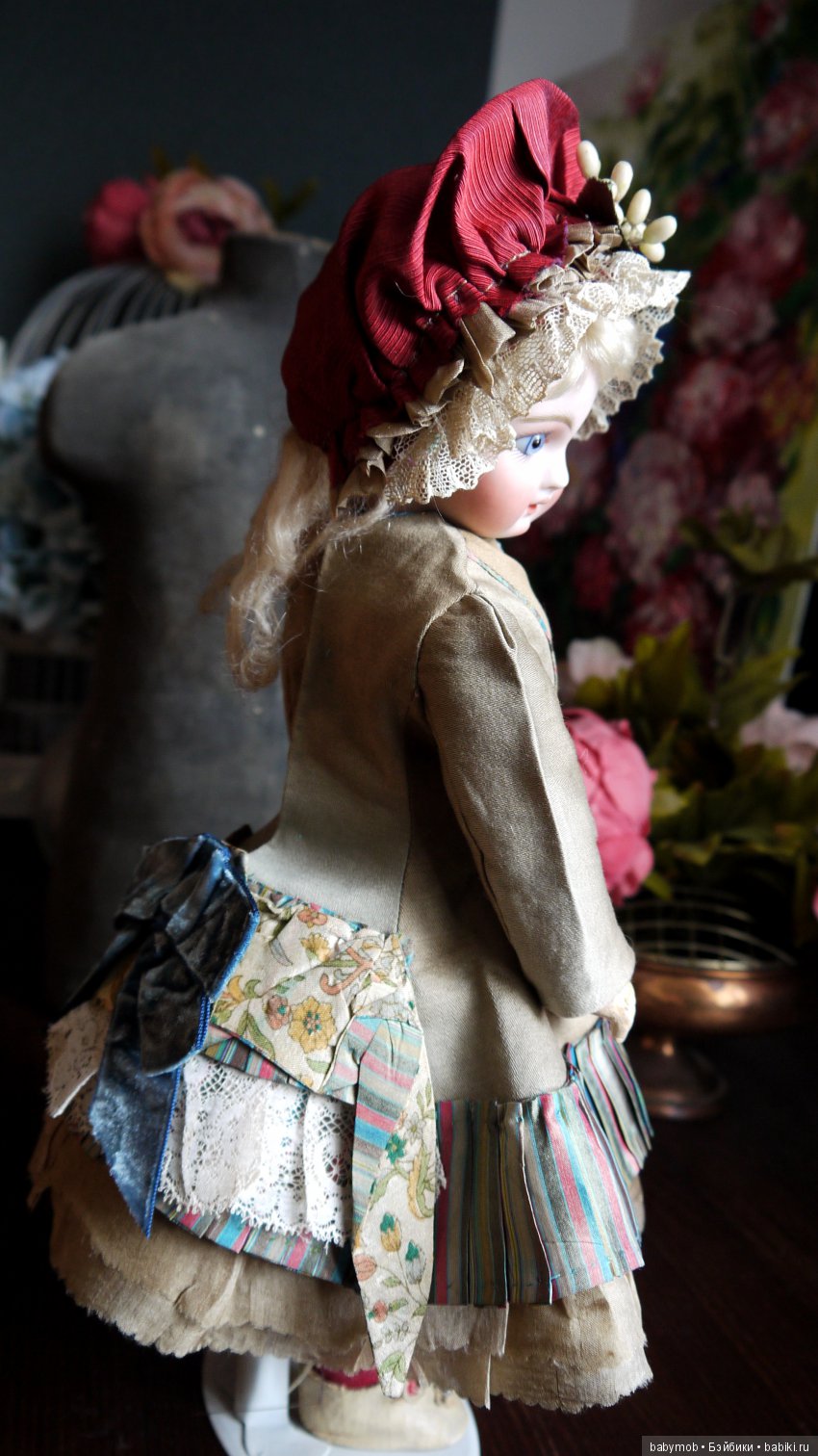 Платье для куклы в стиле 1880х (фото 4)