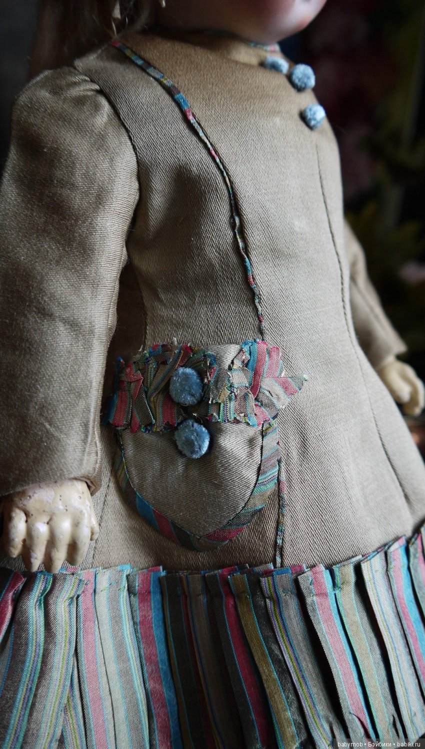 Платье для куклы в стиле 1880х (фото 2)