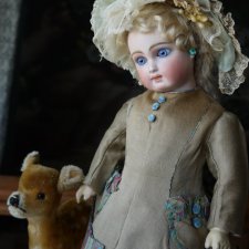 Платье для куклы в стиле 1880х