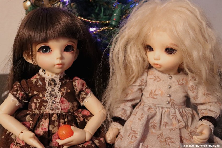 Как Риша и Анетта ёлку наряжали ♡