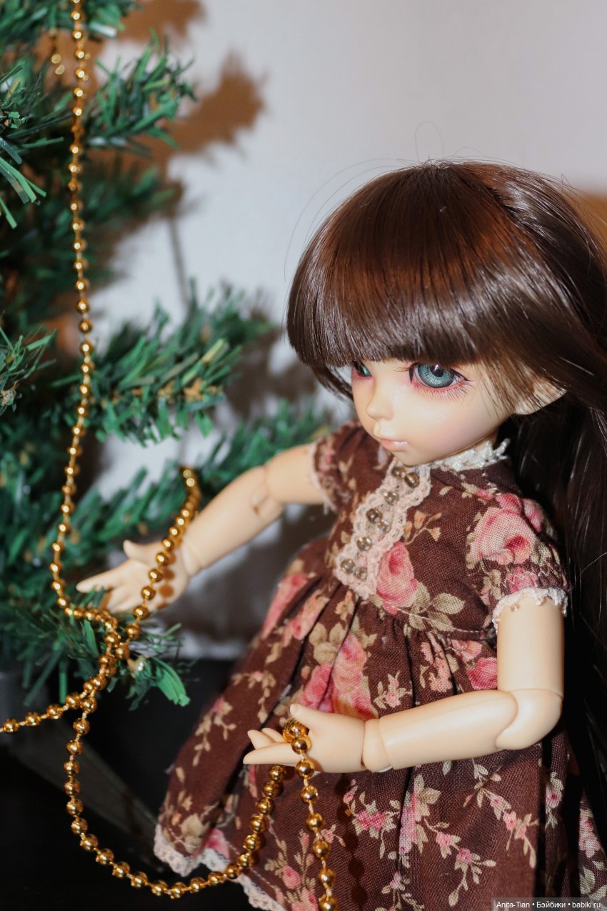 Как Риша и Анетта ёлку наряжали ♡ (фото 10)