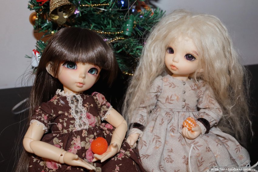 Как Риша и Анетта ёлку наряжали ♡