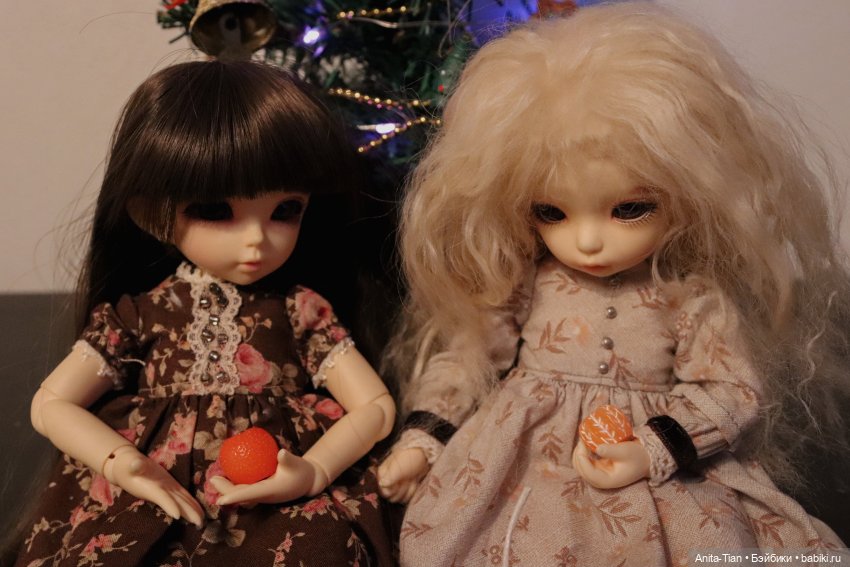 Как Риша и Анетта ёлку наряжали ♡