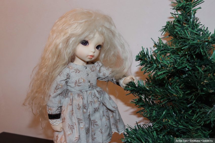 Как Риша и Анетта ёлку наряжали ♡ (фото 4)