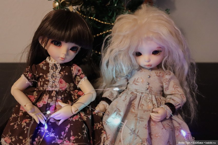 Как Риша и Анетта ёлку наряжали ♡