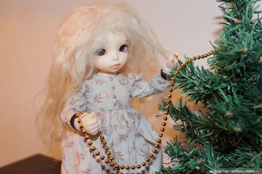 Как Риша и Анетта ёлку наряжали ♡