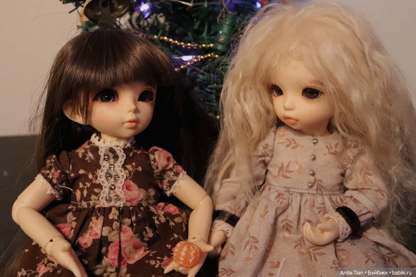 Как Риша и Анетта ёлку наряжали ♡