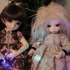 Как Риша и Анетта ёлку наряжали ♡