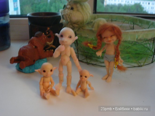 Мои гномы и СОСО. Мини куклы