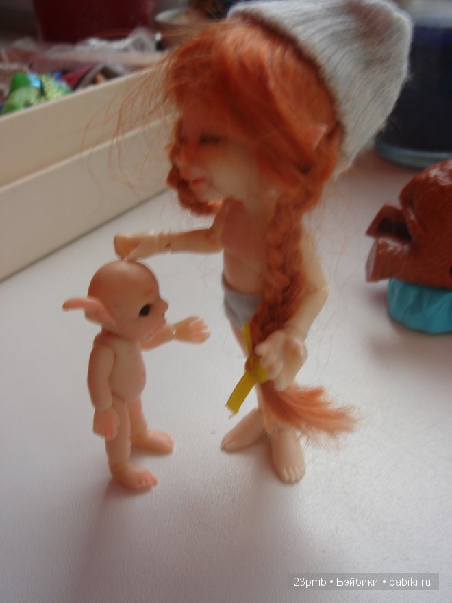 Мои гномы и СОСО. Мини куклы (фото 3)