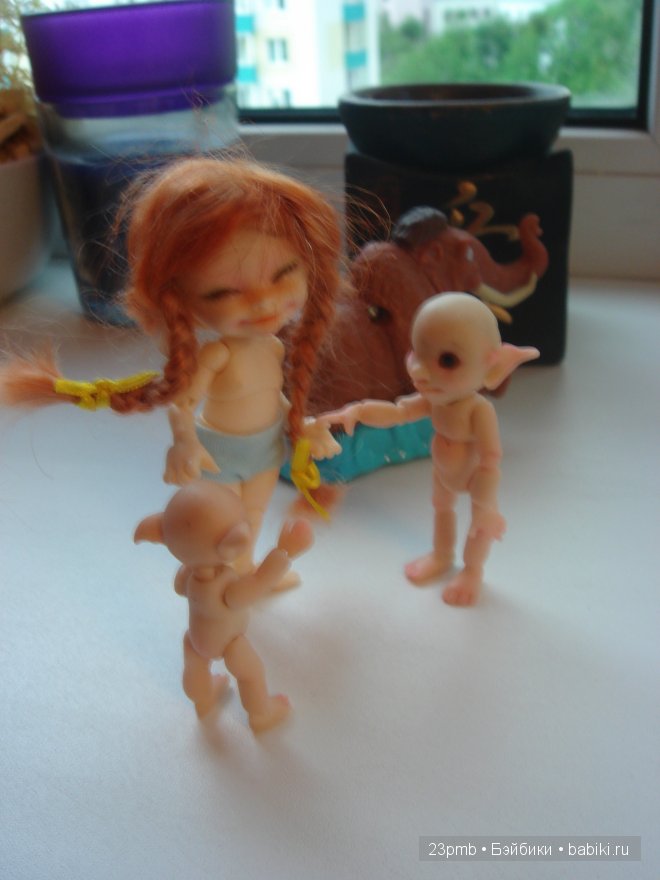 Мои гномы и СОСО. Мини куклы (фото 4)