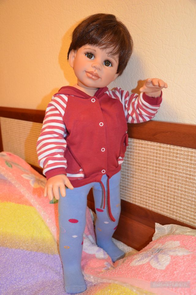 "Данька - копия Саньки" - 2 . Раскаль - коллекционная кукла от Моники Левениг