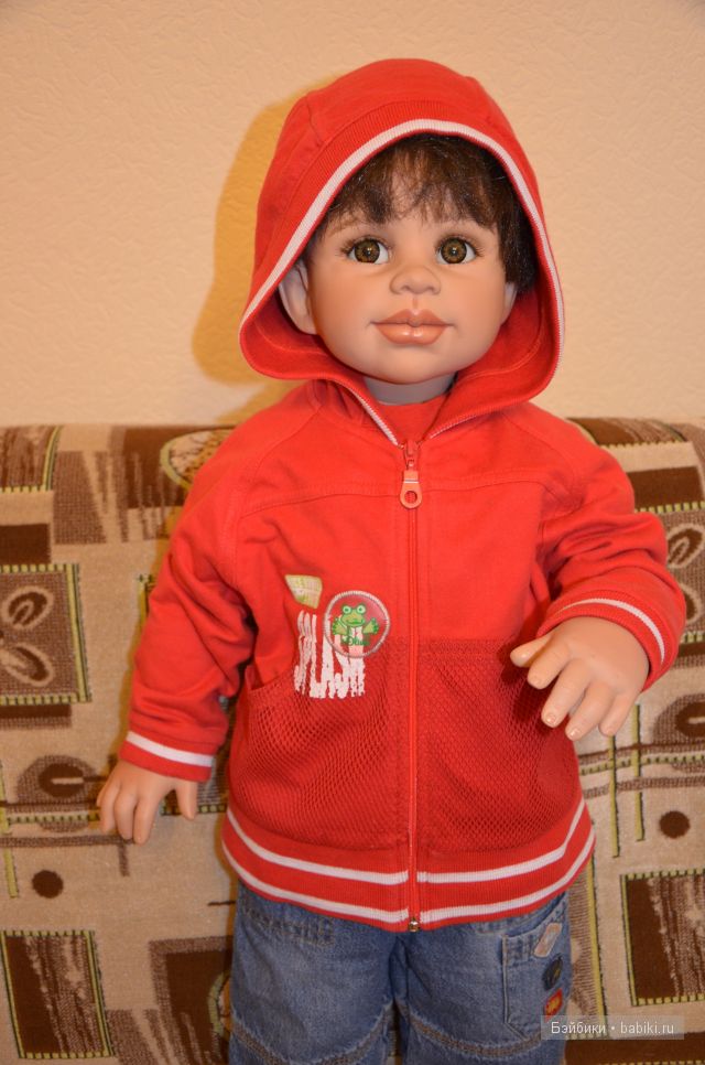 "Данька - копия Саньки" - 2 . Раскаль - коллекционная кукла от Моники Левениг
