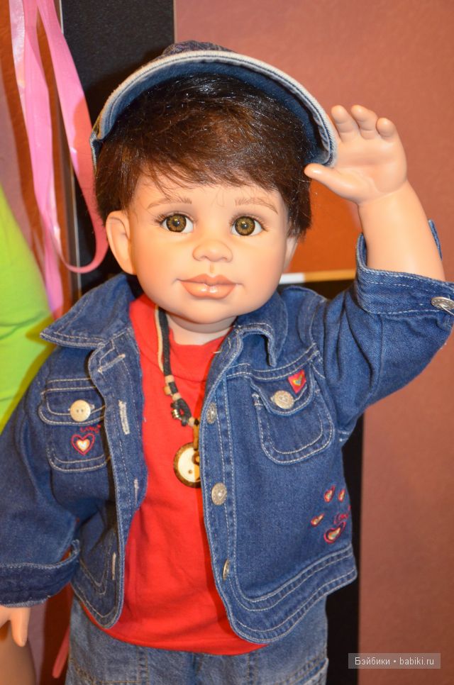 "Данька - копия Саньки" - 2 . Раскаль - коллекционная кукла от Моники Левениг