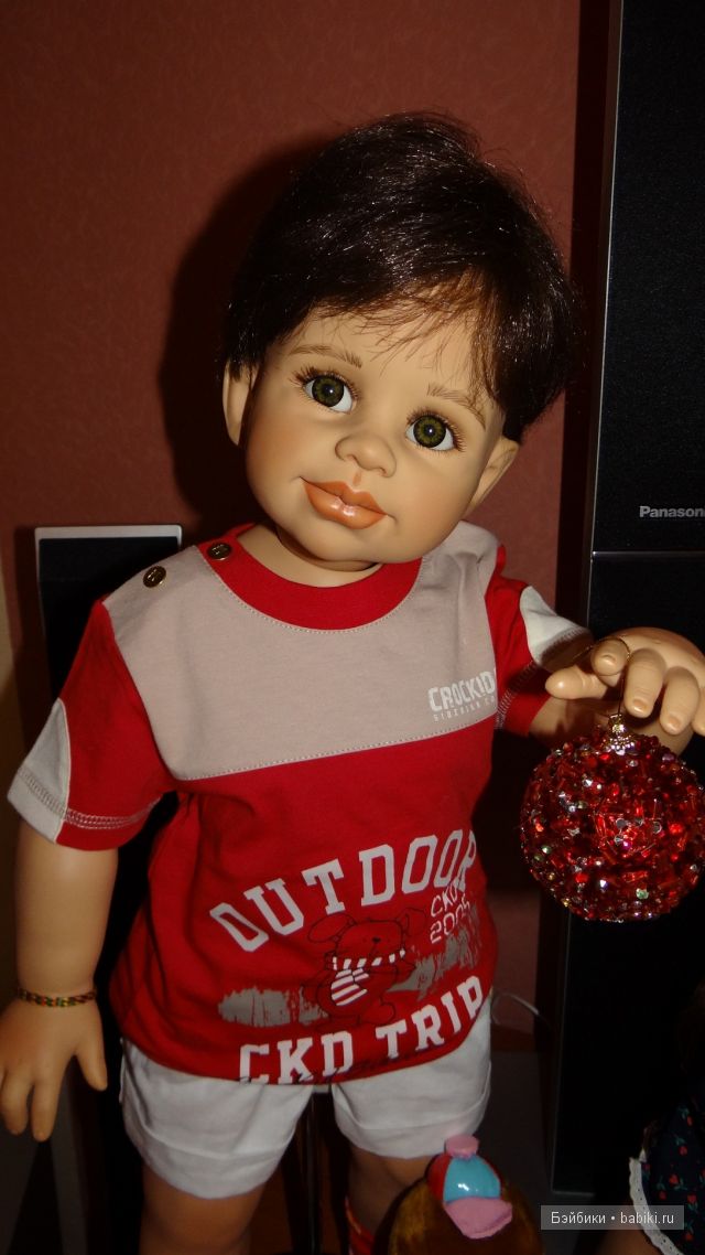 "Данька - копия Саньки" - 2 . Раскаль - коллекционная кукла от Моники Левениг
