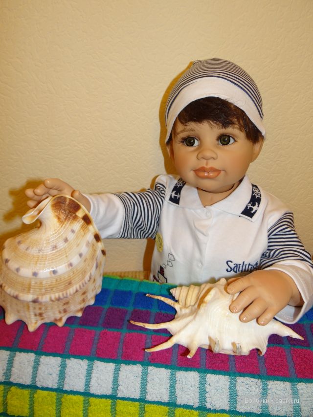 "Данька - копия Саньки" - 2 . Раскаль - коллекционная кукла от Моники Левениг (фото 4)