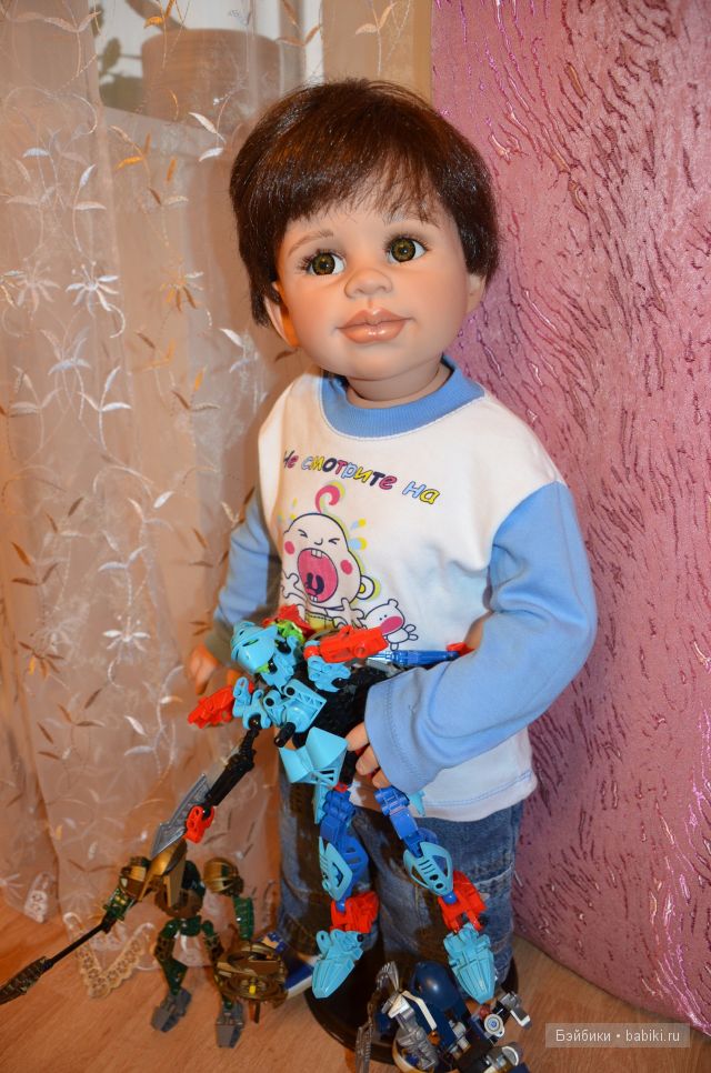 "Данька - копия Саньки" - 2 . Раскаль - коллекционная кукла от Моники Левениг