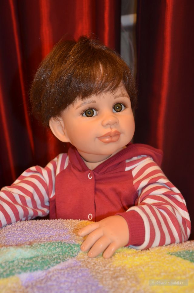 "Данька - копия Саньки" - 2 . Раскаль - коллекционная кукла от Моники Левениг