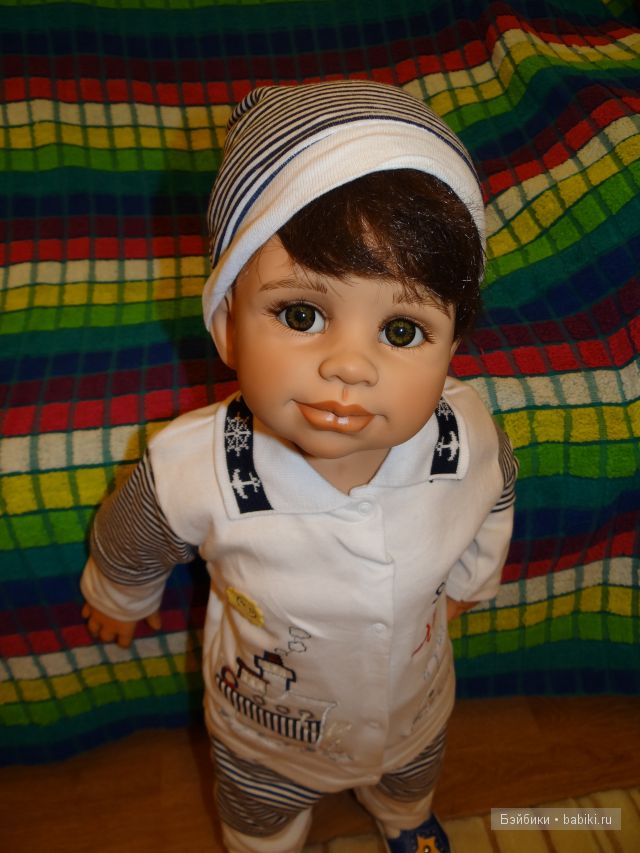 "Данька - копия Саньки" - 2 . Раскаль - коллекционная кукла от Моники Левениг (фото 6)