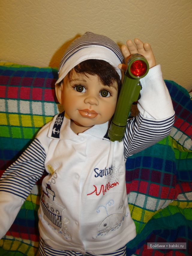 "Данька - копия Саньки" - 2 . Раскаль - коллекционная кукла от Моники Левениг (фото 5)