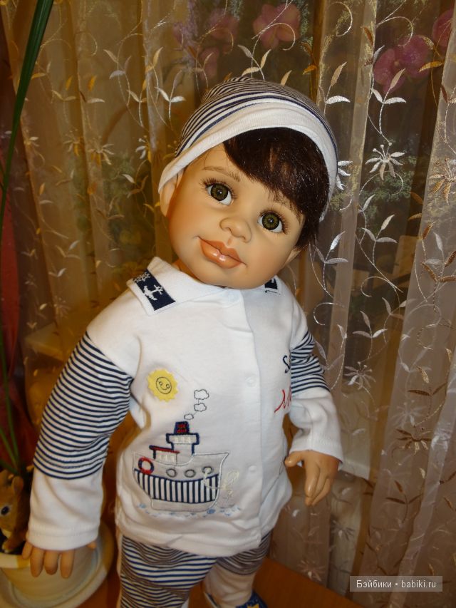 "Данька - копия Саньки" - 2 . Раскаль - коллекционная кукла от Моники Левениг (фото 7)