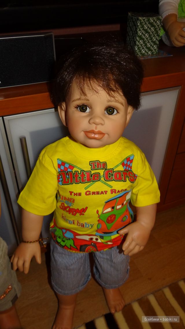 "Данька - копия Саньки" - 2 . Раскаль - коллекционная кукла от Моники Левениг