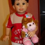 "Данька - копия Саньки" - 2 . Раскаль - коллекционная кукла от Моники Левениг