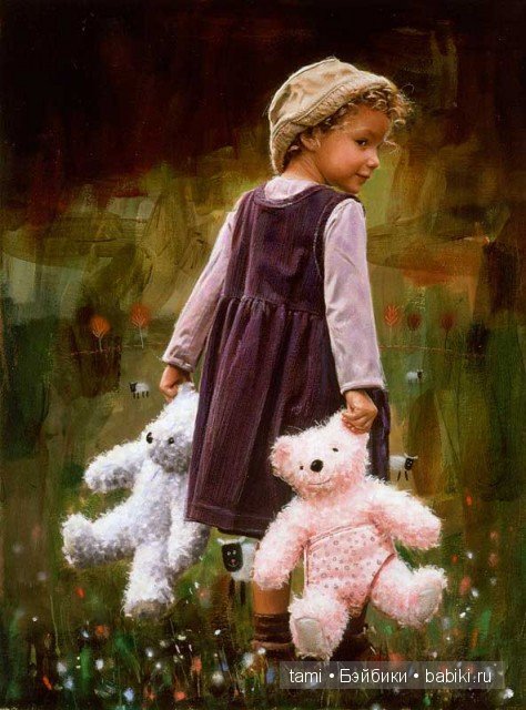 "Медвежий десант"... Наши куклы и их мишки (фото 3)