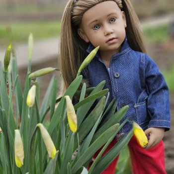 Первая весенняя прогулка.